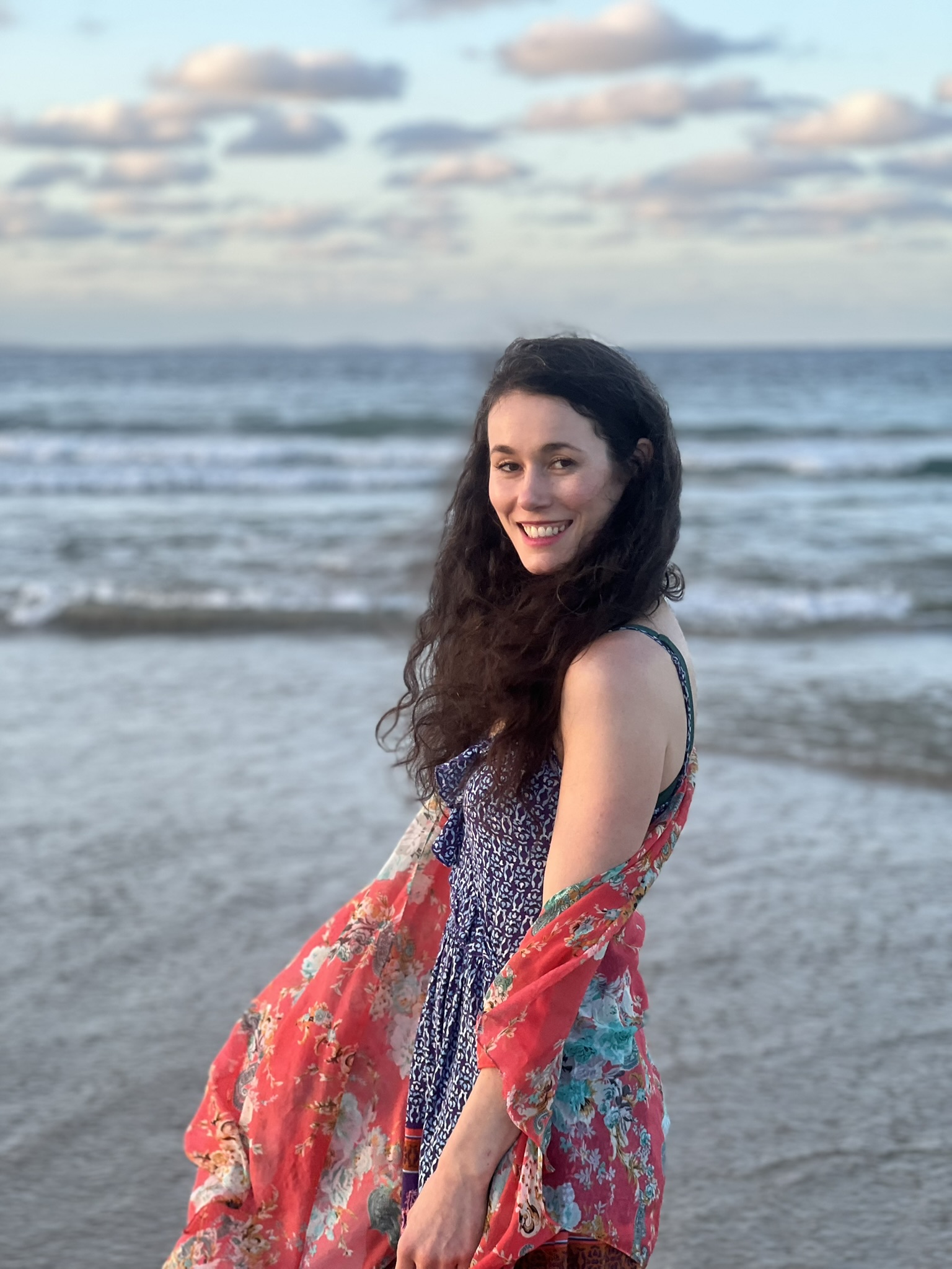 Sherah at the beach