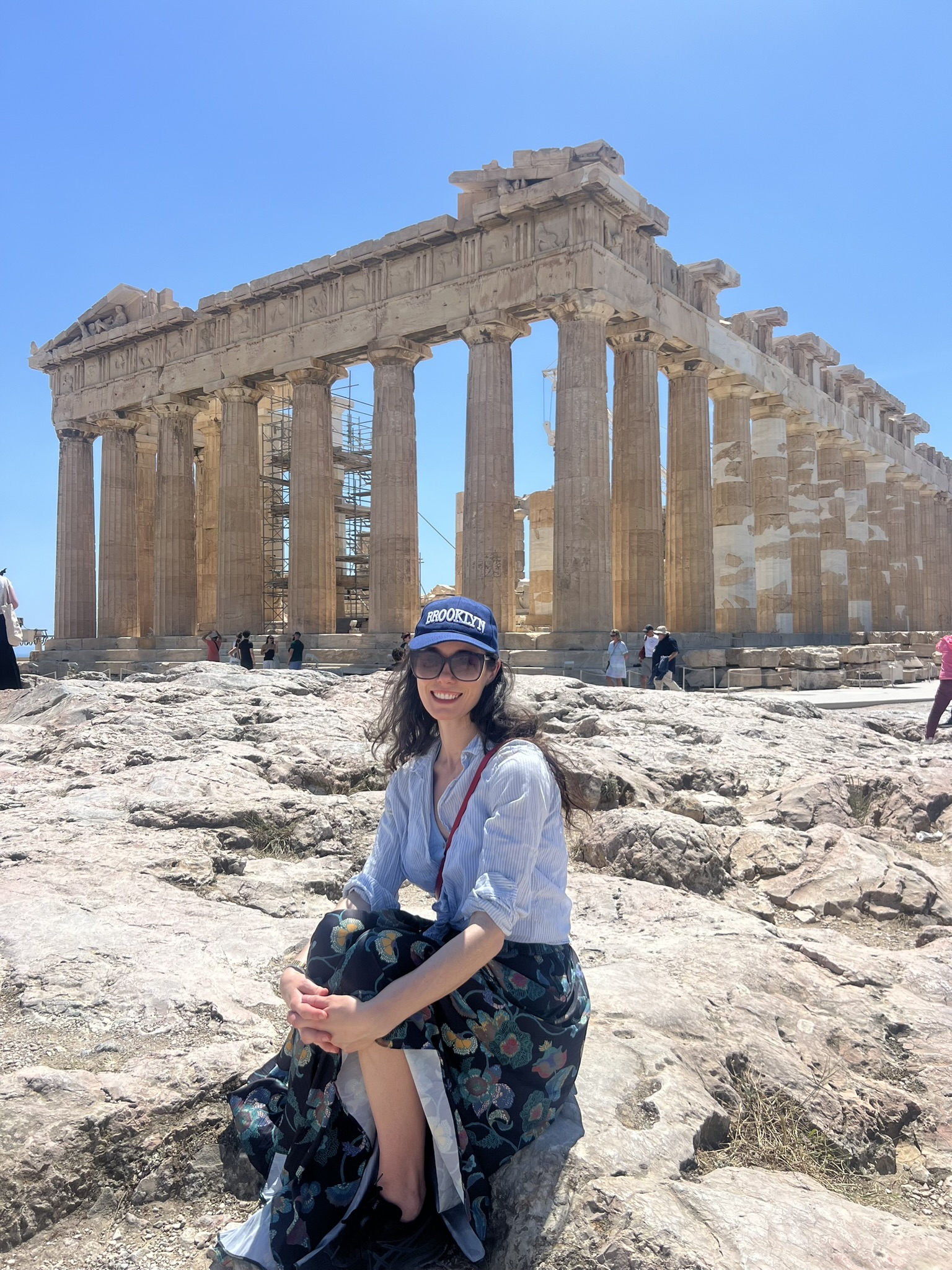 Sherah at the Acropolis in Athens